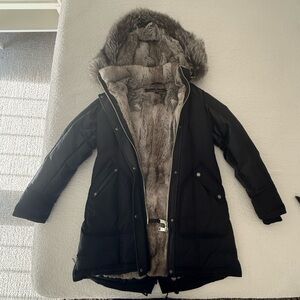 Nicole Benisti Women's Black Fur-Lined Jacket